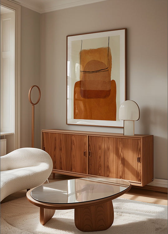 Painted Lines Desatur Kopie Plakat