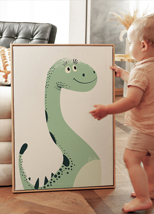 Friendly Dinosaur Plakat