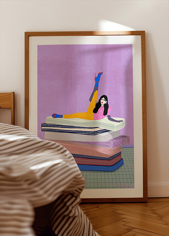 Raise your leg up to your head Plakat