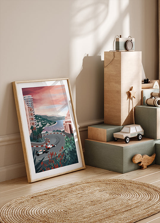 Monaco Circuit Plakat