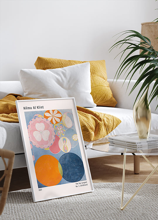 Colorful Abstract Art by Hilma Af Klint Plakat