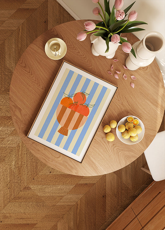 Bowl of Oranges Plakat