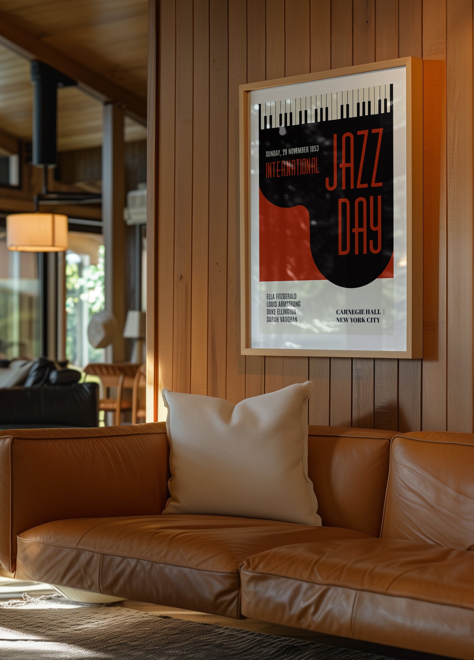 Jazzy Days   Dark Red Plakat