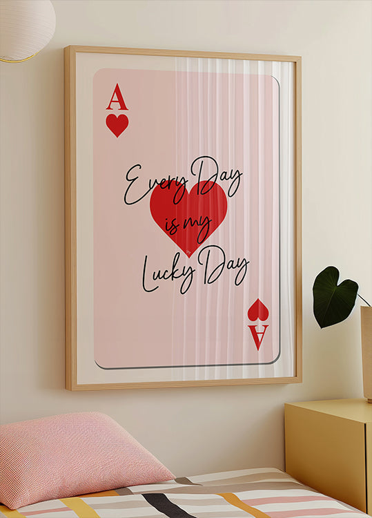 Lucky Ace Hearts Plakat
