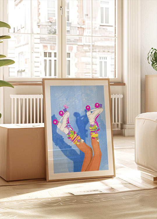 Skate like a Girl Plakat