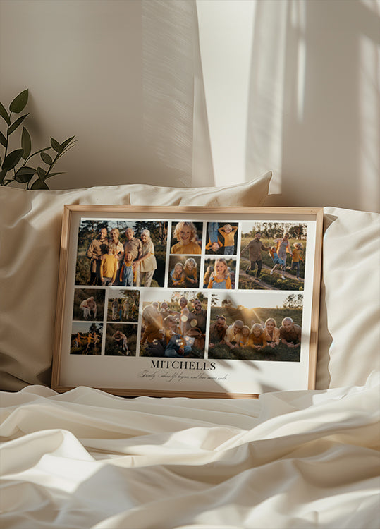 Our Family Collage Plakat