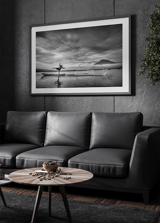 man behind the nets Plakat