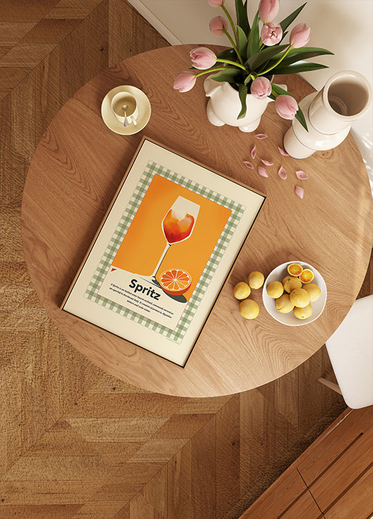 Spritz retro print Plakat