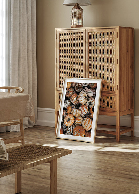 Vibrant Autumn Pumpkins Plakat