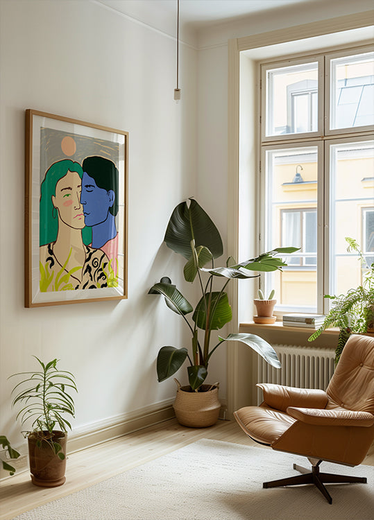 Lovers Under the Moon Plakat