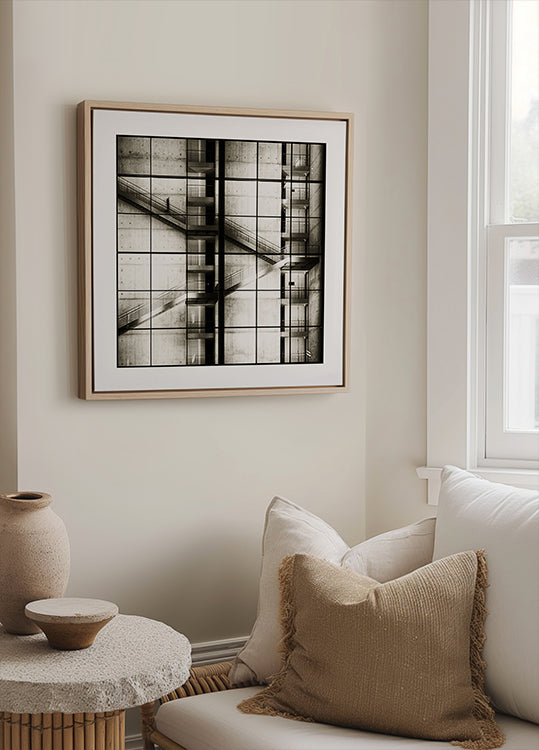 Abstrackt stairs Plakat