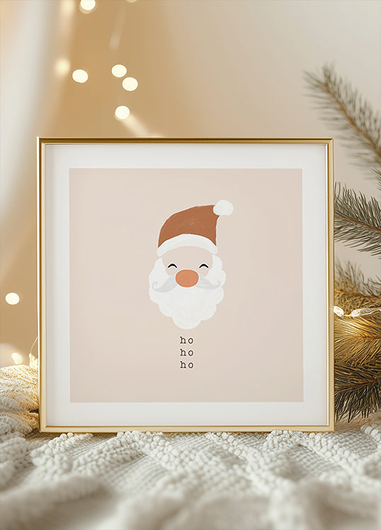 Ho Ho Ho Santa Plakat