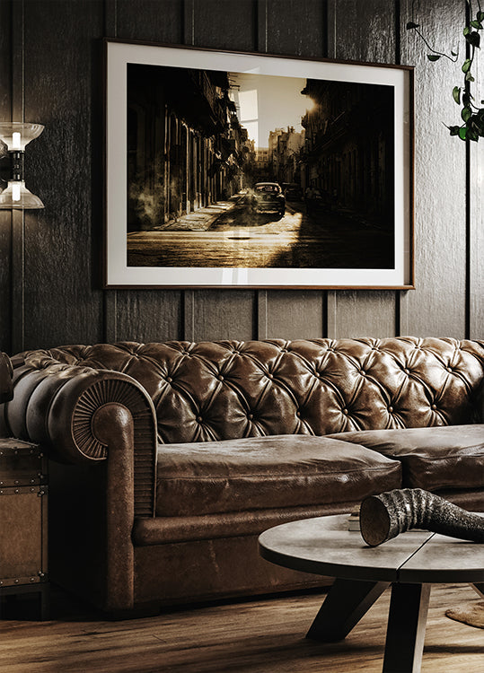 Mystic morning in Havana... Plakat