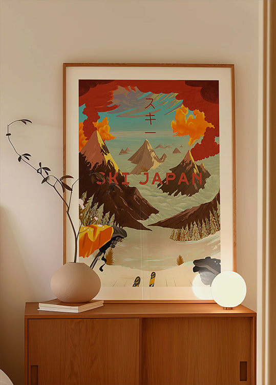 Ski Japan Plakat