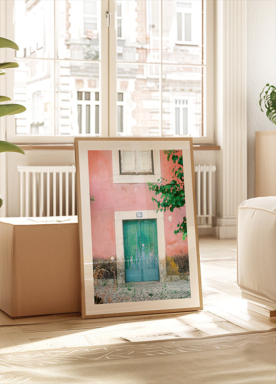 Little door in Lisbon Plakat