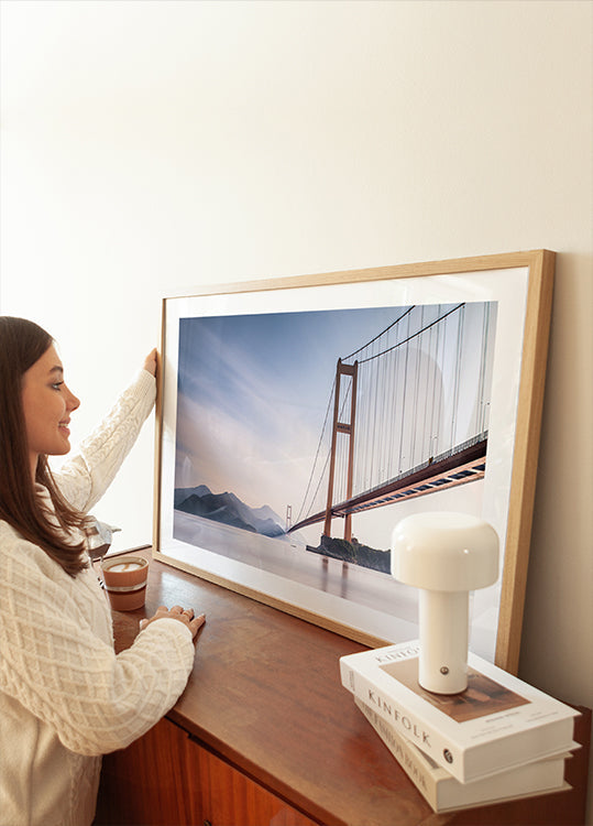 Xihou Bridge &amp; Moon Bay Plakat