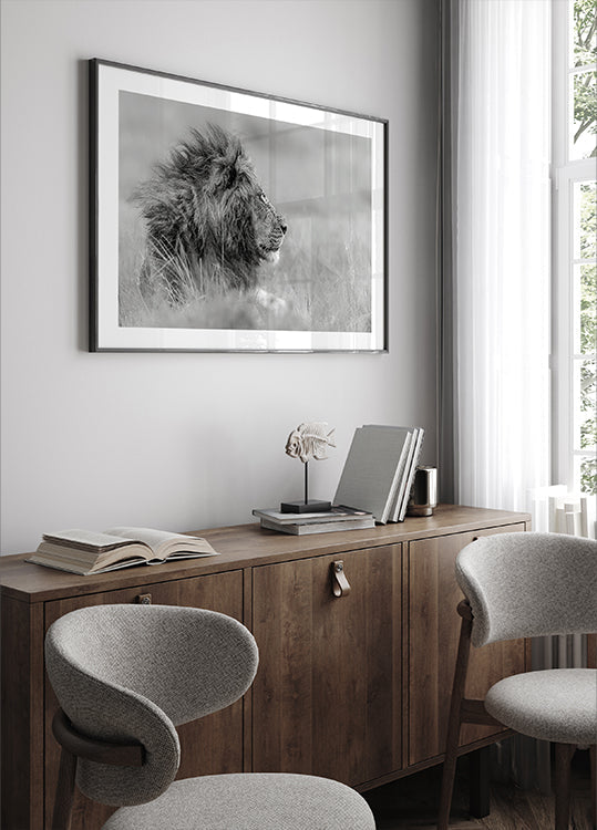 The king is alone Plakat