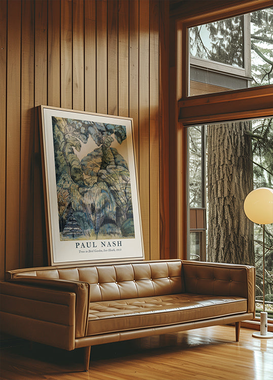 Paul Nash, Trees in Bird Garden Plakat