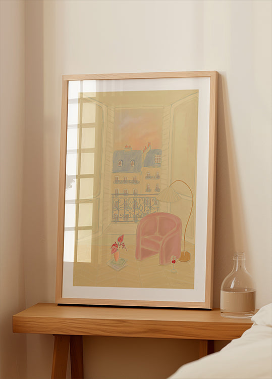Cozy Paris Apartment Plakat