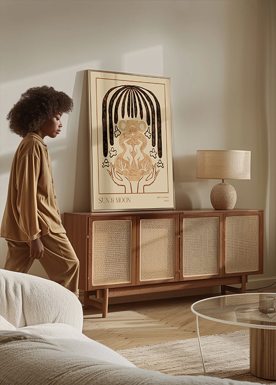 Vessel Collection : Sun &amp; Moon (LineArt) Plakat