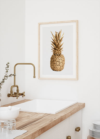 Golden Pineapple Plakat