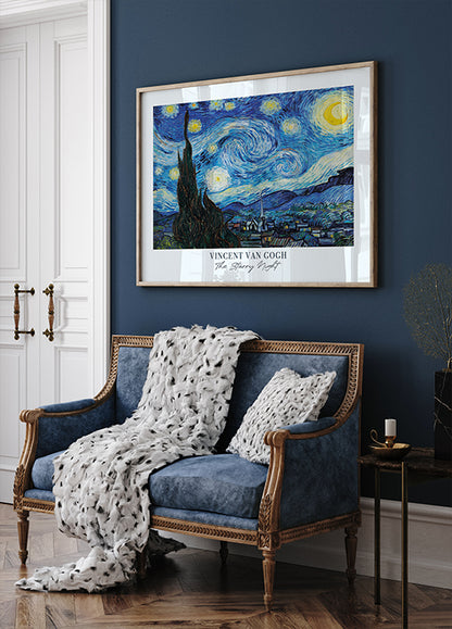 The Starry Night by Vincent van Gogh Plakat