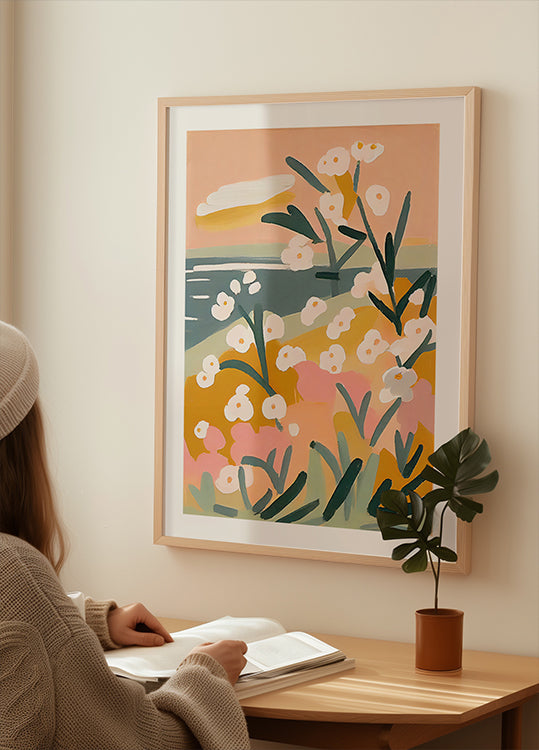 Petals by the Shore Plakat