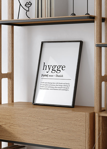 Hygge - A Danish Concept of Comfort Plakat