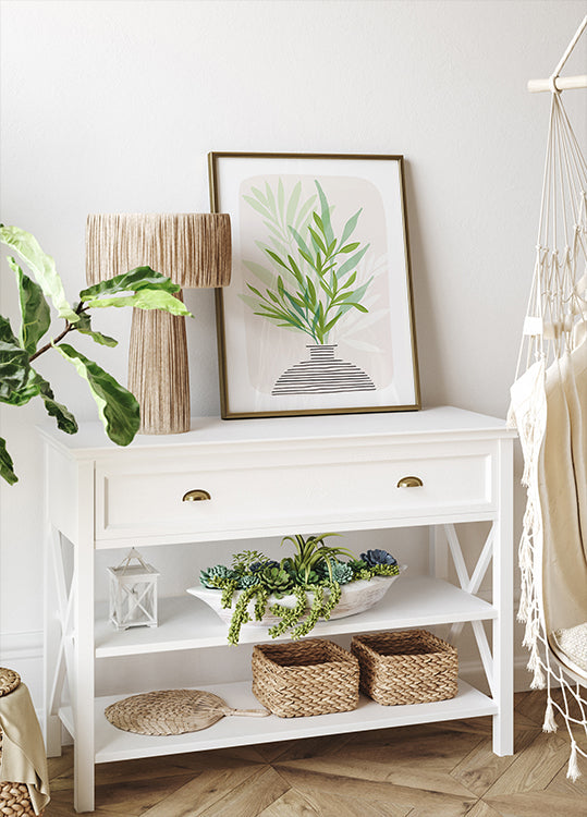 Painted Olive Branch Still Life Plakat