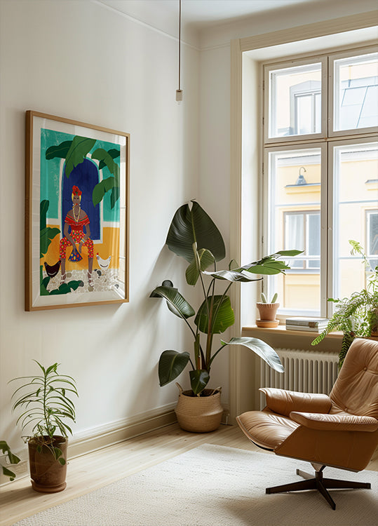 Femm au cigare Plakat