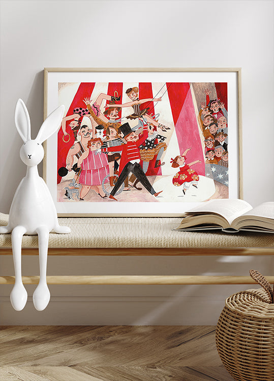 Circus in the city Plakat