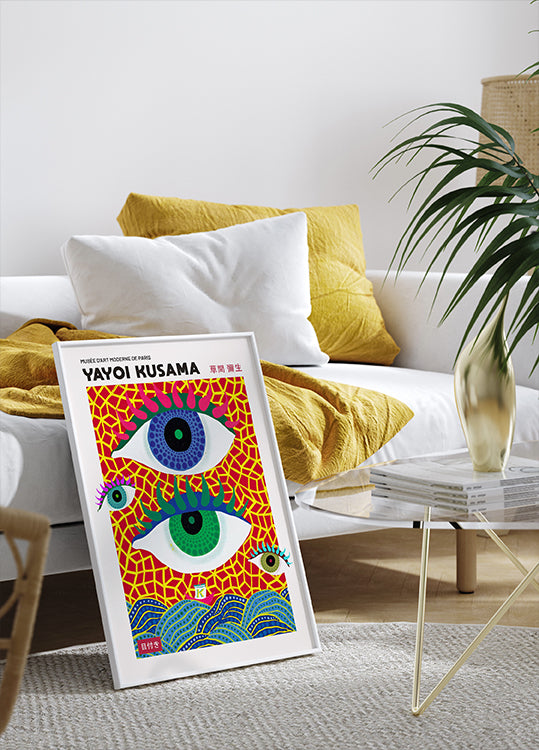 Yayoi Kusama Psychedelic Eye Plakat