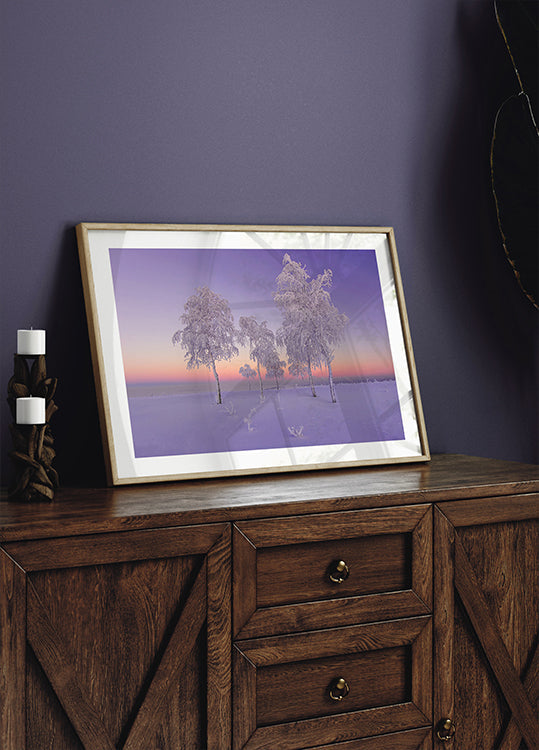 January evening Plakat