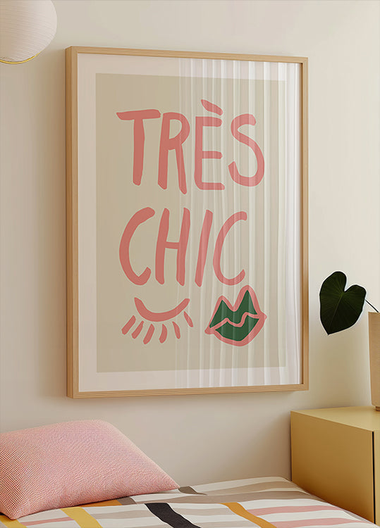 Tres Chic Plakat