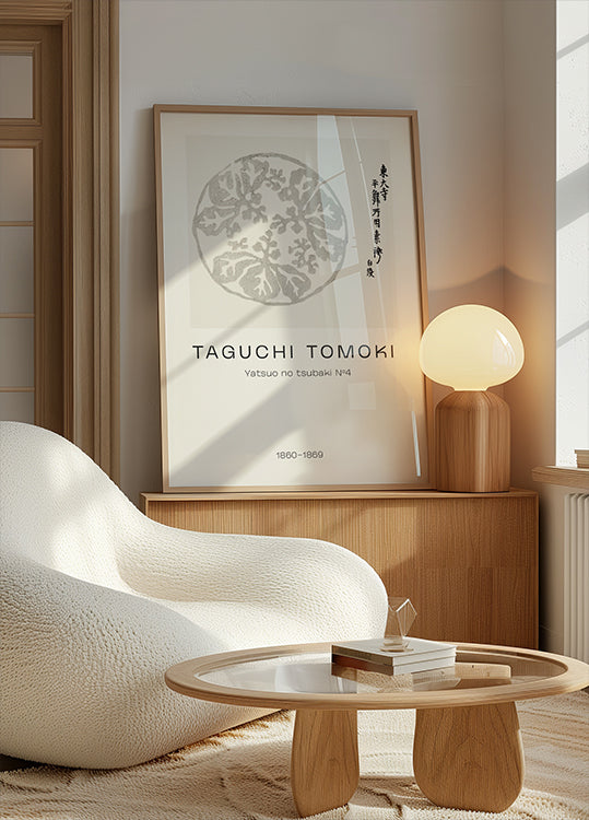 Yatsuo No Tsubaki No 4 Taguchi Tomoki 1860–1869 Plakat