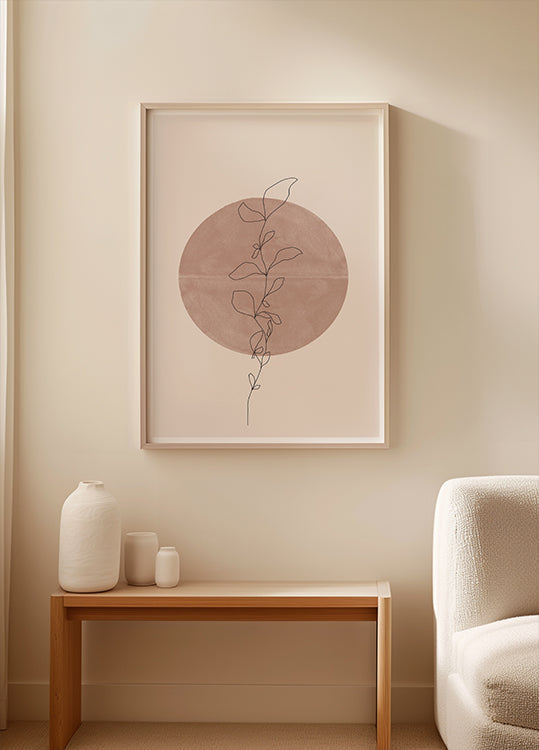 Circle and Vine Plakat