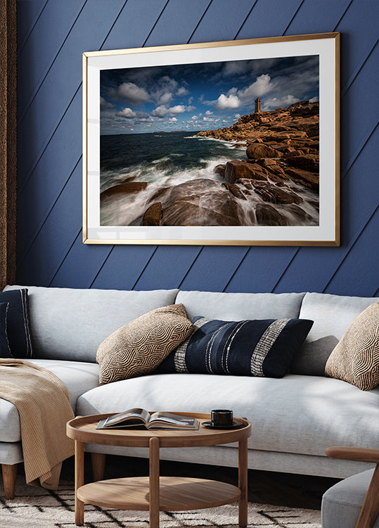 Le phare de Ploumanac'h Plakat