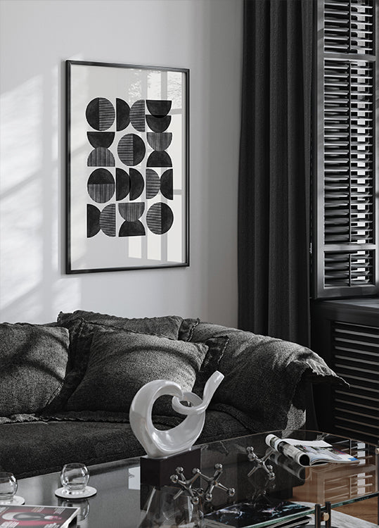 Geometric Rhythm Plakat