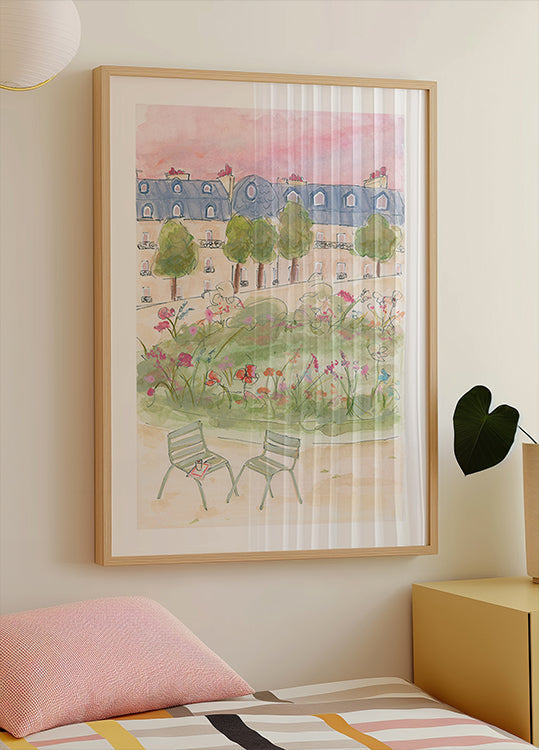 Parisian Garden Plakat