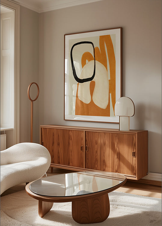 Painted Lines Desatur2 Kopie Plakat