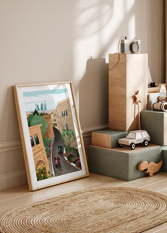 Baku Azerbeidzjan Plakat