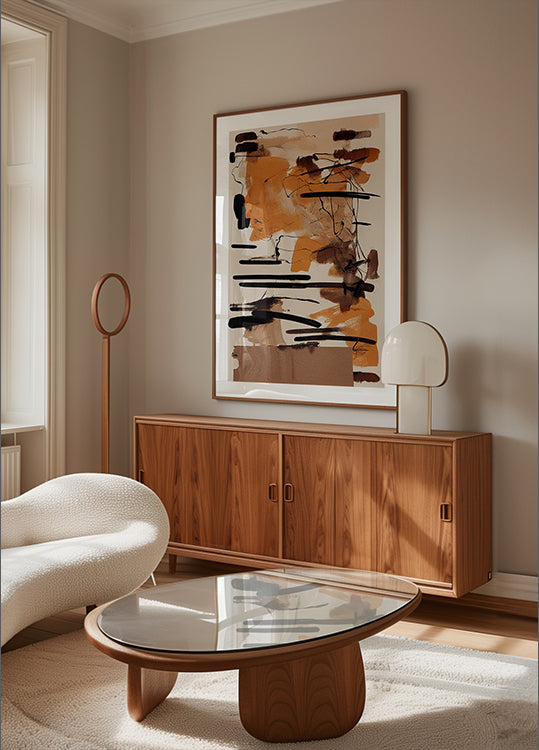 Earthy Strokes Plakat