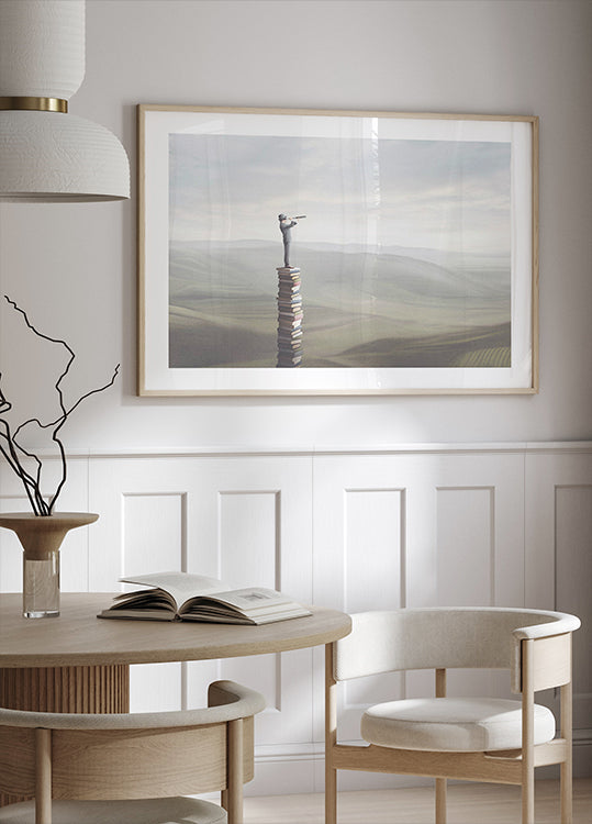 Tower of Books Plakat