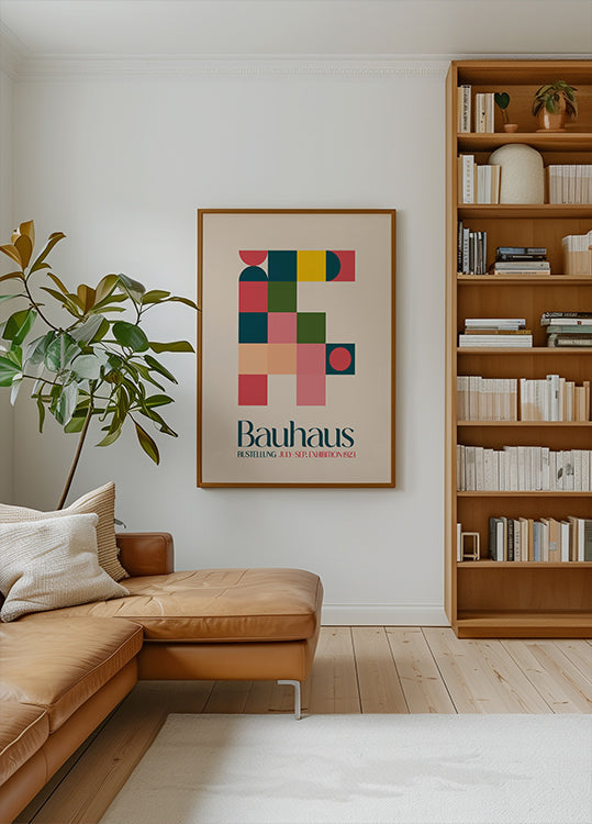 Bauhaus Geometry Plakat