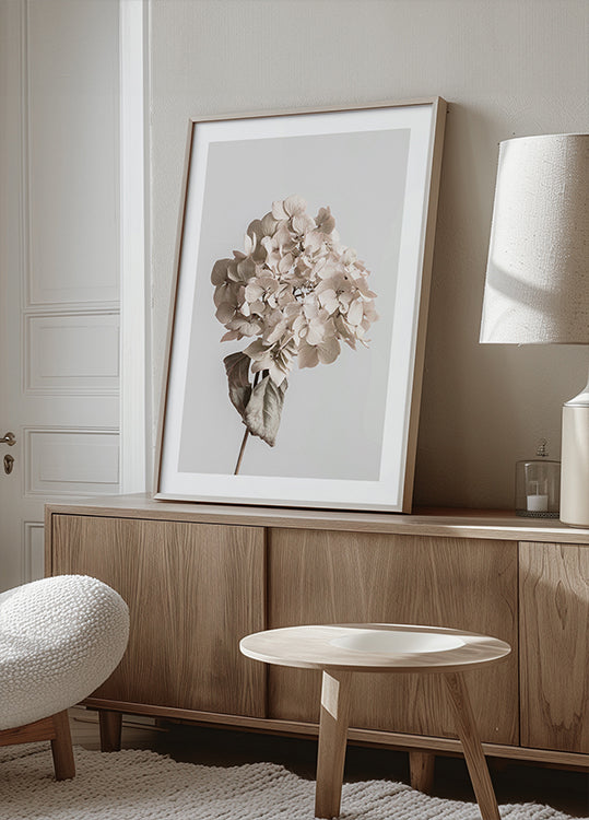 Beige dried flower Plakat