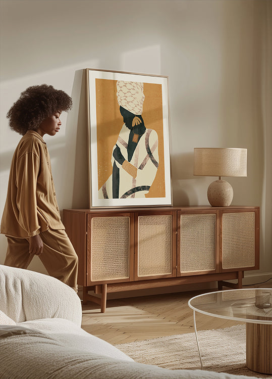 African Woman Plakat