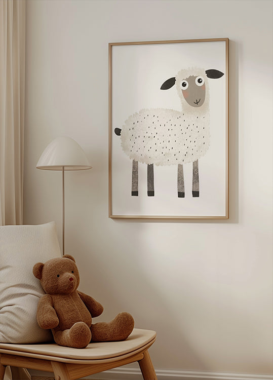 Smiling Sheep Plakat