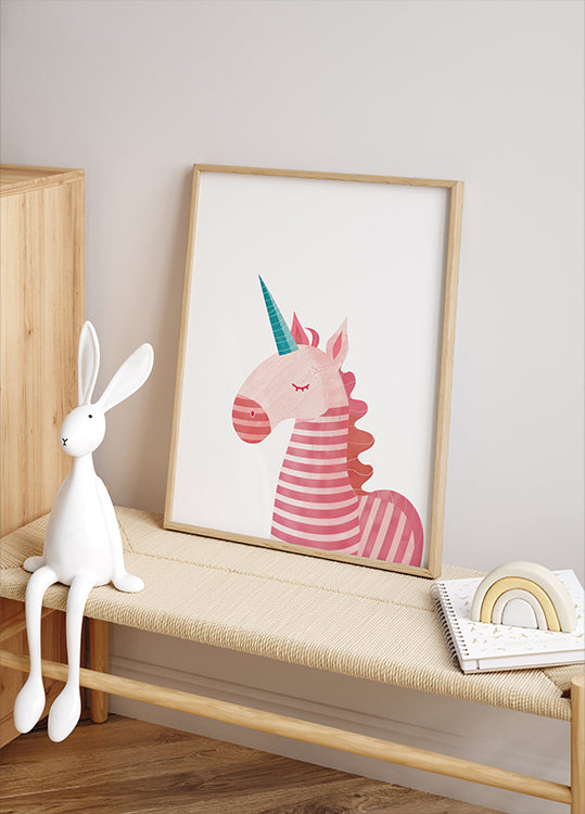 Pink Unicorn Plakat