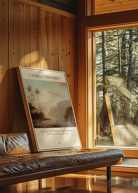 Camille Pissarro Tropical Caribbean Creek Plakat