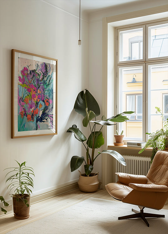 Floral Symphony Plakat